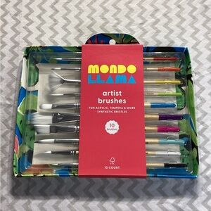 Mondo Llama 10 Artist Brushes